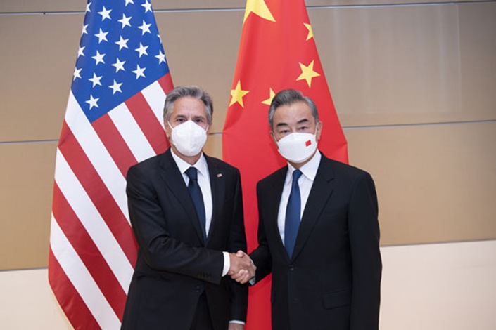 On September 23, 2022, Chinese Foreign Minister Wang Yi met with U.S. Secretary of State Antony Blinken at the residence of the Chinese permanent mission to the United Nations. Photo: Ministry of Foreign Affairs of the People’s Republic of China