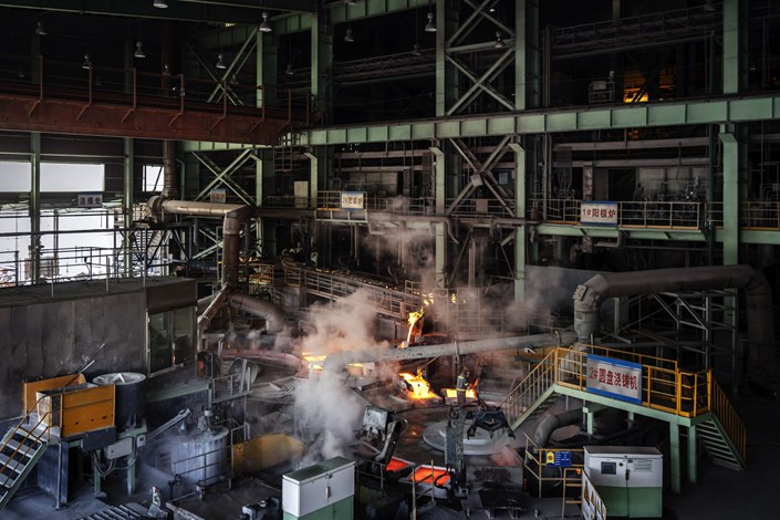 Earnings slipped 2.1% in the January-to-August period compared with a year earlier, as factory gate inflation slowed to 2.3% last month. Photo: Bloomberg