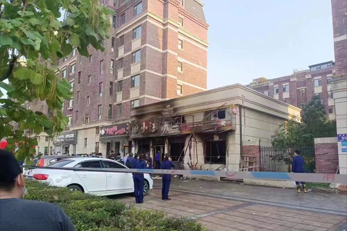 The fatal incident occured at a restaurant in a high-tech industrial zone of Changchun, Jilin province, on Sept. 28.