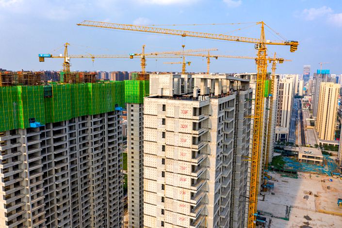A residential development in Zhengzhou, Central China’s Henan province, on Aug. 3. Photo: VCG