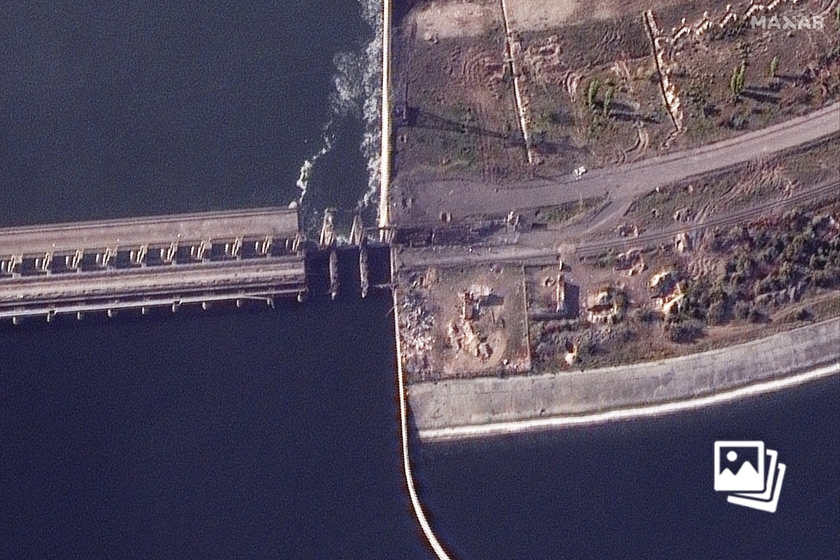 乌军进入赫尔松市 该地区主要桥梁和水坝被炸断