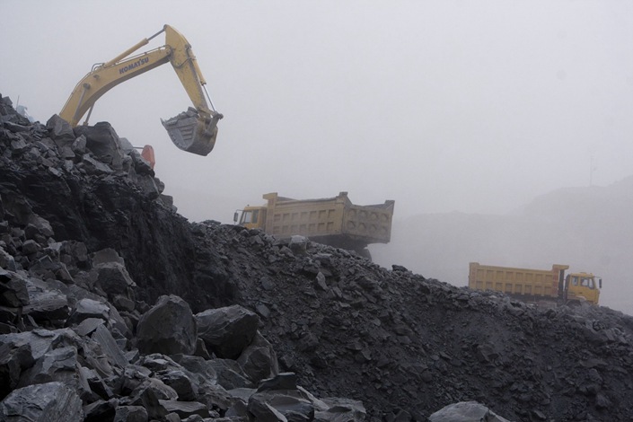 An open pit coal mine in Inner Mongolia. Photo: Bloomberg