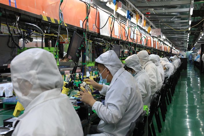 Foxconn operates its key iPhone assembly plant in the central Chinese city of Zhengzhou. Photo: VCG