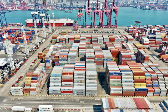 Hong Kong Kwai Tsing Container Terminal on Oct. 31, 2022.