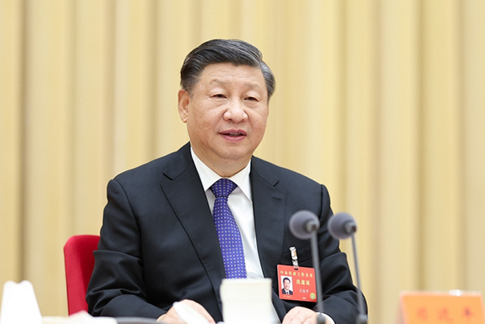 President Xi Jinping speaks at the annual Central Economic Work Conference in Beijing. Photo: Xinhua