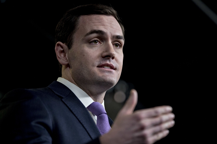 Republican Representative Mike Gallagher from Wisconsin has been tapped to head the House Select Committee on China. Photo: Bloomberg