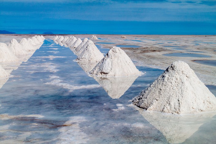 Hills of salt at Uyuni, Bolivia. Photo: IC Photo
