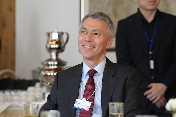 Mike Henry attends the Davos-Caixin CEO Lunch in Davos, Switzerland on Jan.17. Photo: Caixin