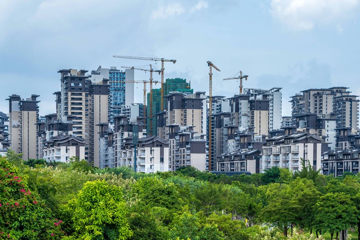 On June 28, 2022, a new commercial residential area in Nanning, Guangxi Zhuang autonomous region. Photo: VCG