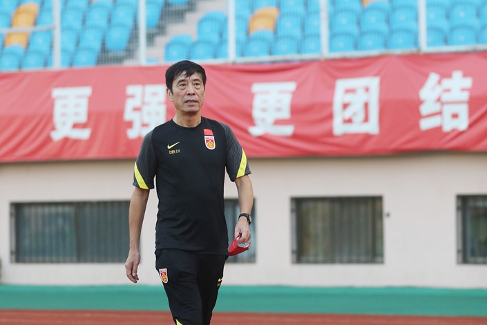 Chinese Football Association President Chen Xuyuan. Photo: VCG