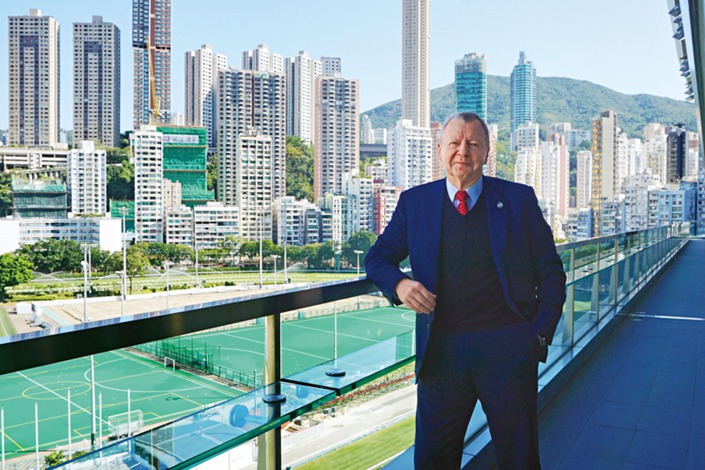 Winfried Engelbrecht-Bresgs, CEO of the Hong Kong Jockey Club. Photo: Wen Simin/Caixin