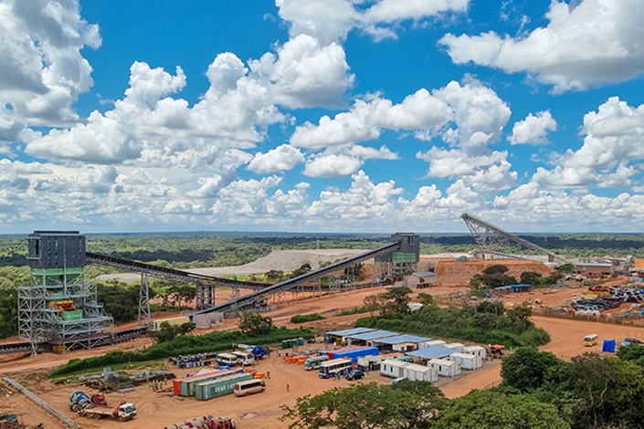 An ariel view of the Kamoa-Kakura copper mine located in the southern Congo, Africa. Photo: Zijin Mining