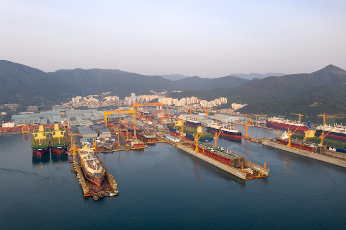 Daewoo Shipbuilding reported a 2022 net loss of $1.34 billion.