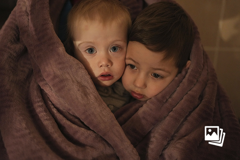 乌克兰儿童 战争阴影下的残酷童年