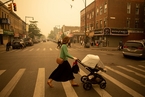 加拿大野火蔓延 烟霾笼罩美国纽约等地