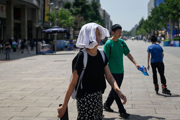 China has experienced the largest number of days when the average temperature is 35 degrees Celsius (95° Fahrenheit) or above this year through June since records began in 1961