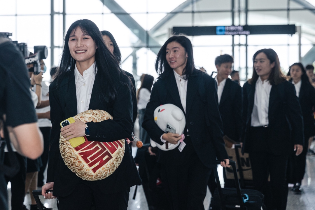 China’s women’s national soccer team wears Prada when leaving for the World Cup at Baiyun Airport in Guangzhou, South China’s Guangdong province on July 7. Photo: IC Photo