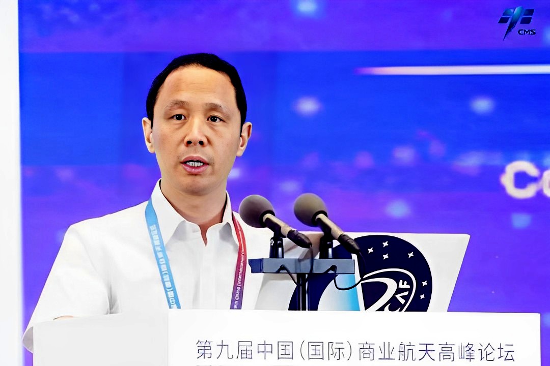 Zhang Hailian, deputy chief engineer with the China Manned Space Agency, unveiled plans for the country’s first crewed moon landing on July 12. Photo: China Manned Space Agency