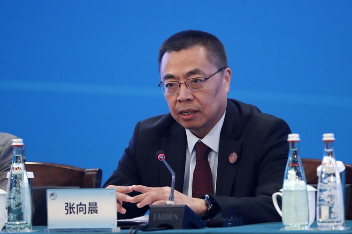 Zhang Xiangchen, World Trade Organization Deputy Director-General, says China must elevate its position in the global value chain amid a growing threat of decoupling between the world’s two biggest economies. Photo: VCG