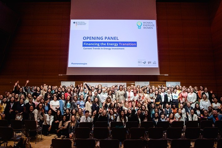 The Women Energize Women conference takes place on June 15 at the International Congress Center in Munich, Germany. Photo: Women Energize Women conference