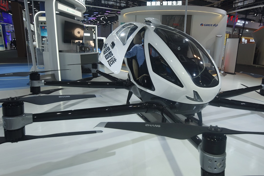 EHang’s autonomous, two-passenger air-taxi EH216-S secured a type certificate from the Civil Aviation Administration of China