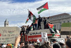 视线｜华盛顿爆发美国近年来规模最大的支持巴勒斯坦集会游行