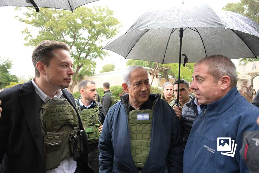 身穿防弹衣 马斯克与德国总统同日访问以色列遭哈马斯袭击地区
	
