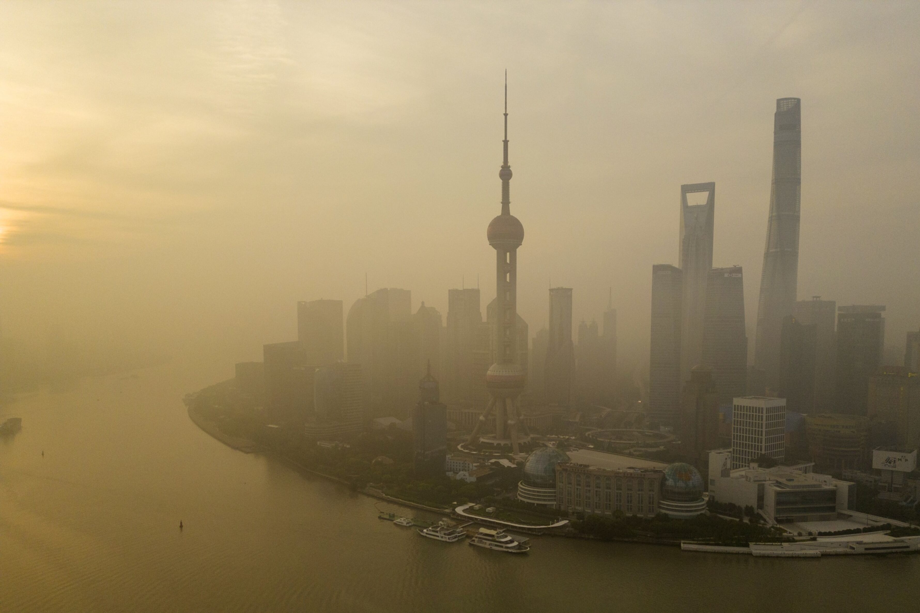 Shanghai’s Lujiazui Financial District on June 21. Photo: Bloomberg