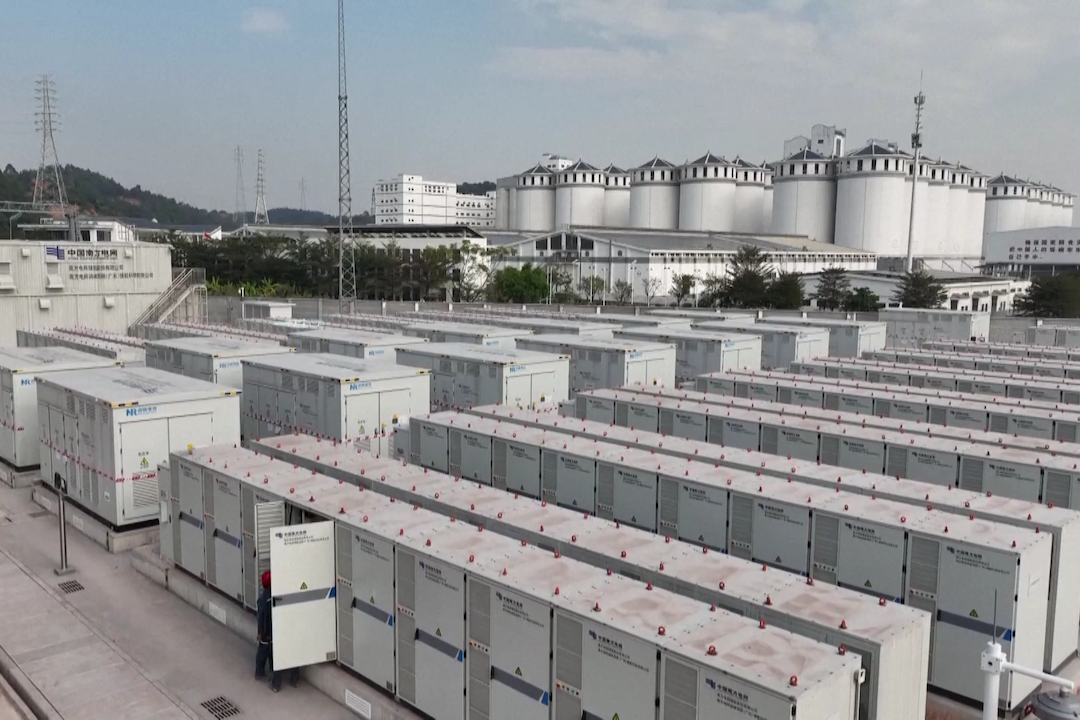China’s new energy storage capacity reached totals 34.5 gigawatts by the end of 2023