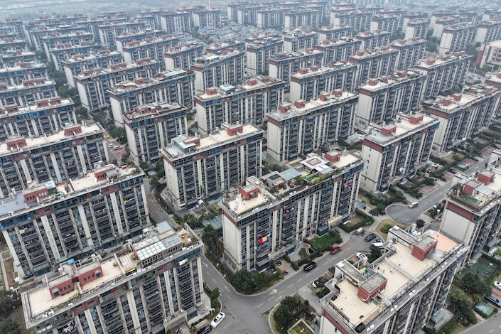 A residential complex developed by Country Garden in Nanjing on Jan. 2, 2024.