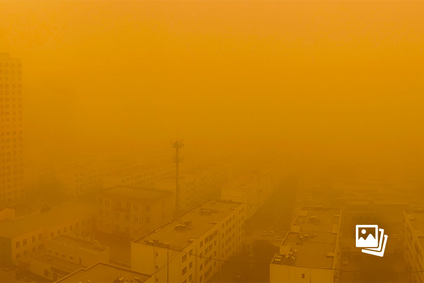 新疆等地出现强沙尘天气 春运返程关头交通遇阻