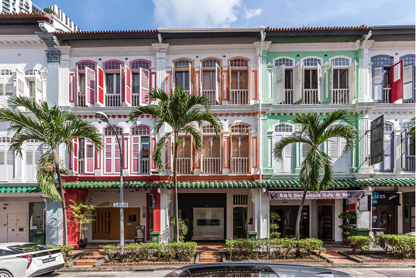 The shophouses at 70, 71 and 72 Duxton Road. Photo: Clifton Partners