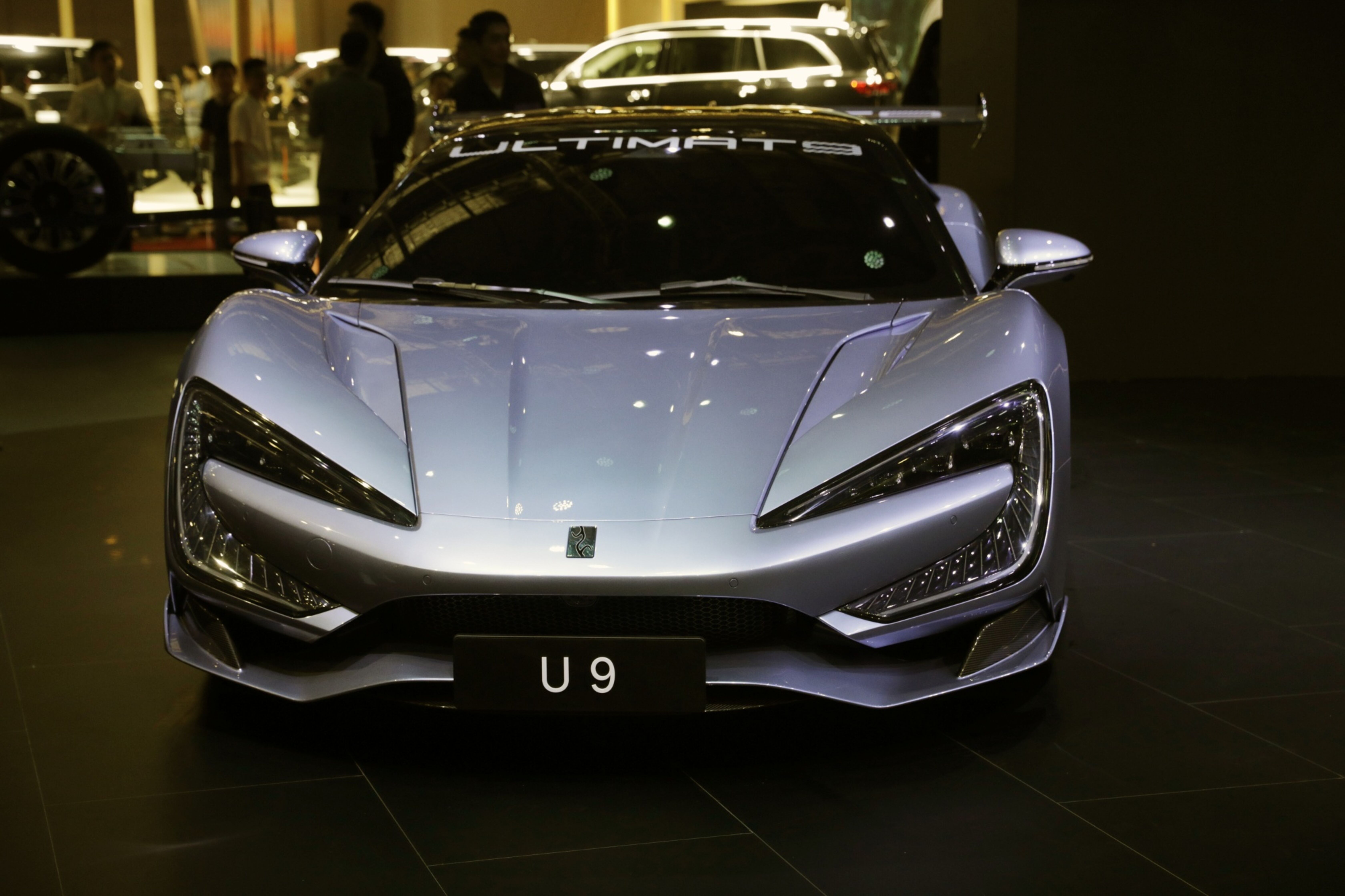 The fully electric U9 can hit 100 kph (62 mph) in 2.36 seconds. Photo: Bloomberg