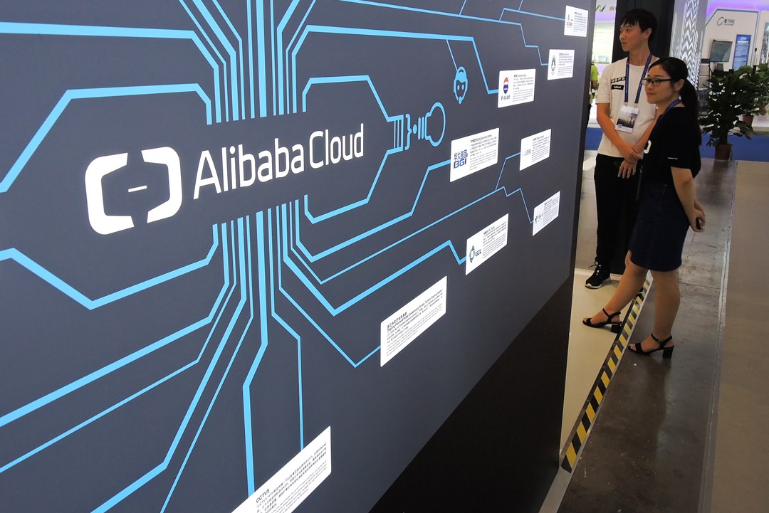Alibaba Cloud has slashed the prices of more than 100 products by up to 55%. Photo: VCG