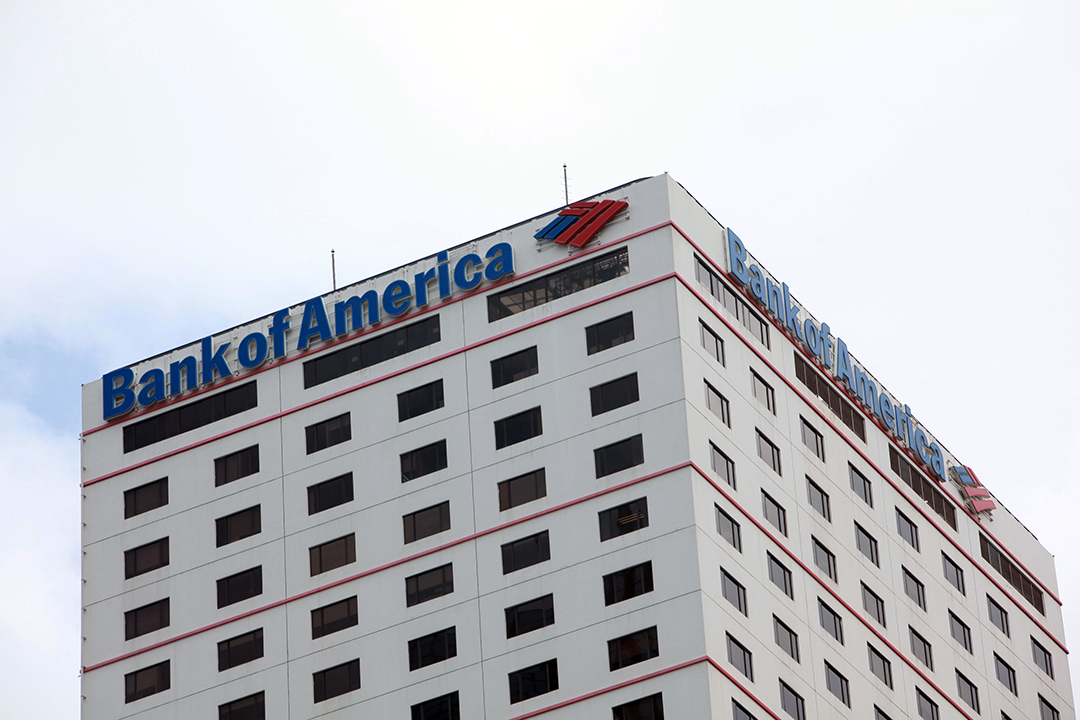 The move will shrink Bank of America’s Hong Kong headquarters — seven floors of the landmark Cheung Kong Center located in the city’s Central district — by one and a half floors, sources say. Photo: VCG