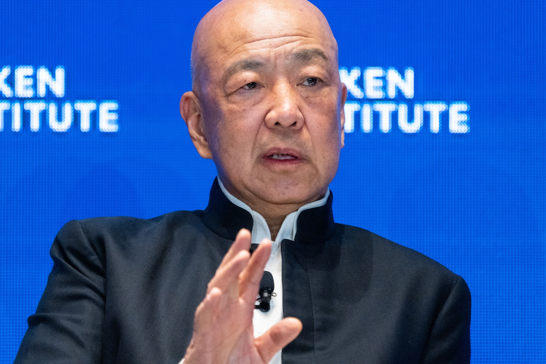 Fang Fenglei at the Milken Conference in Hong Kong, on March 26