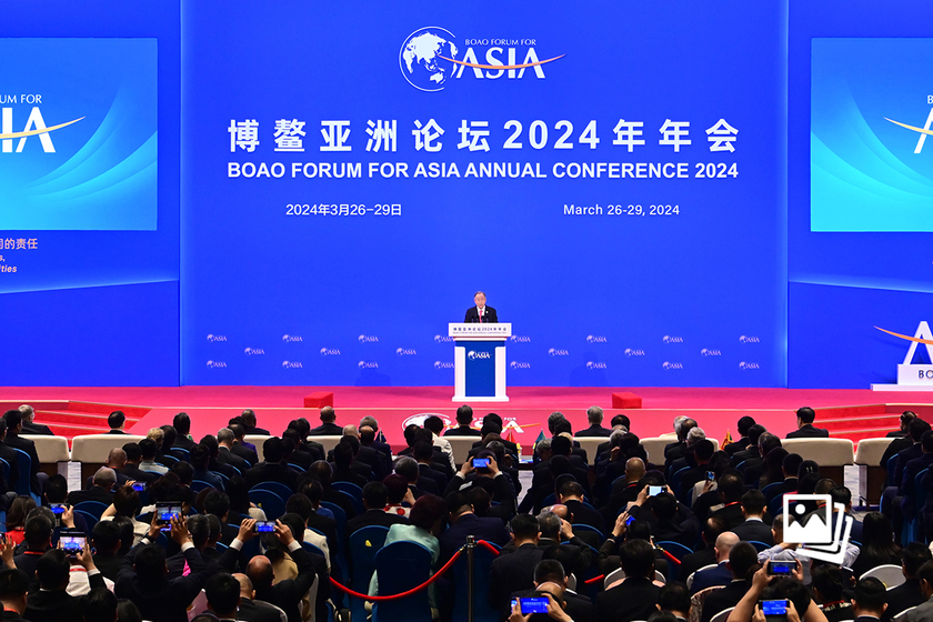 潘基文在博鳌亚洲论坛2024年会致欢迎词  罕见病、AI、中国经济等多个话题受关注
