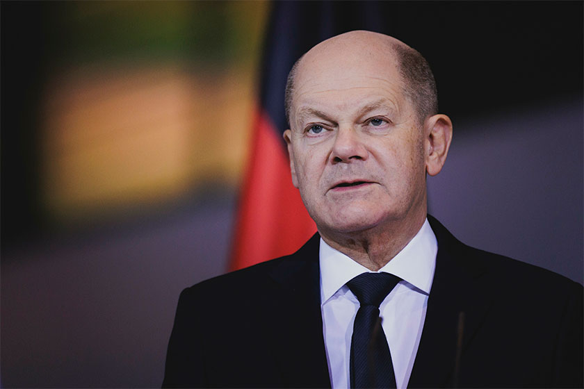 German Chancellor Olaf Scholz. Photo: VCG