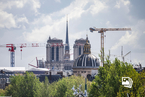图集｜火灾五周年塔尖修复基本完成 巴黎圣母院的漫漫修复路（更新）